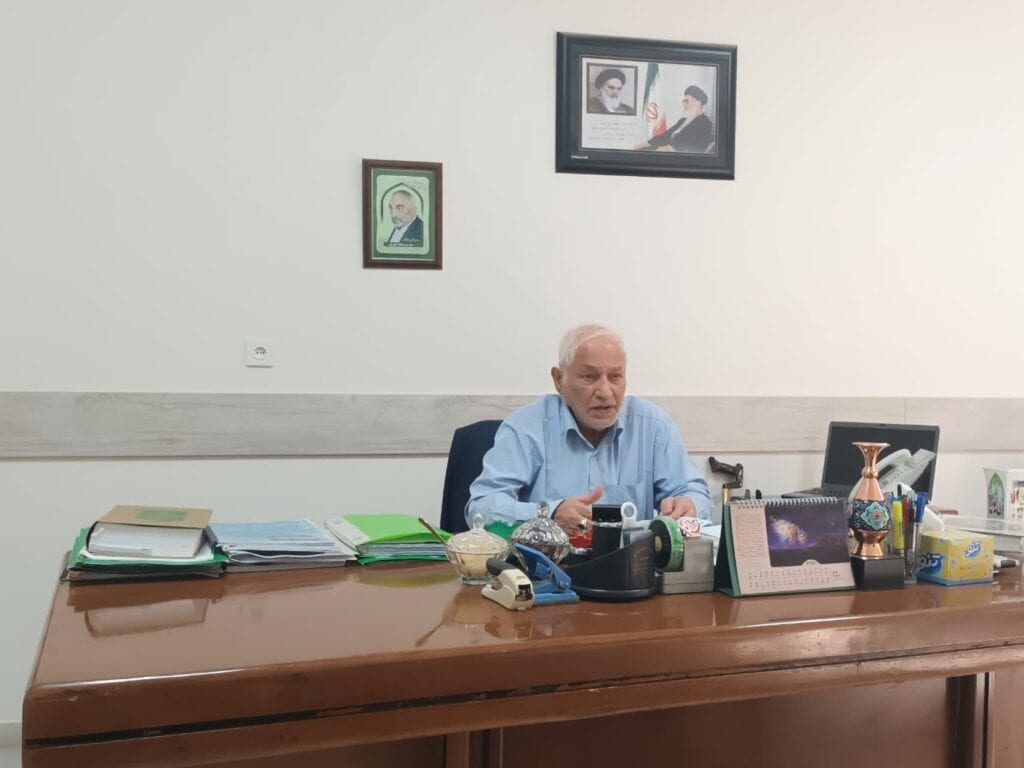دیدار مدیر نمایندگی ستاد مردمی یزد با رئیس هیئت امناء ستاد دیه کشور