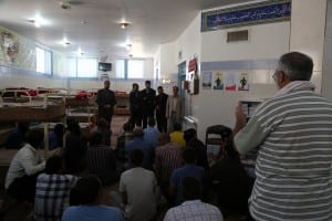 مدیر نمایندگی ستاد دیه استان یزد در جمع مددجویان بازداشتگاه خاتم حضور یافت